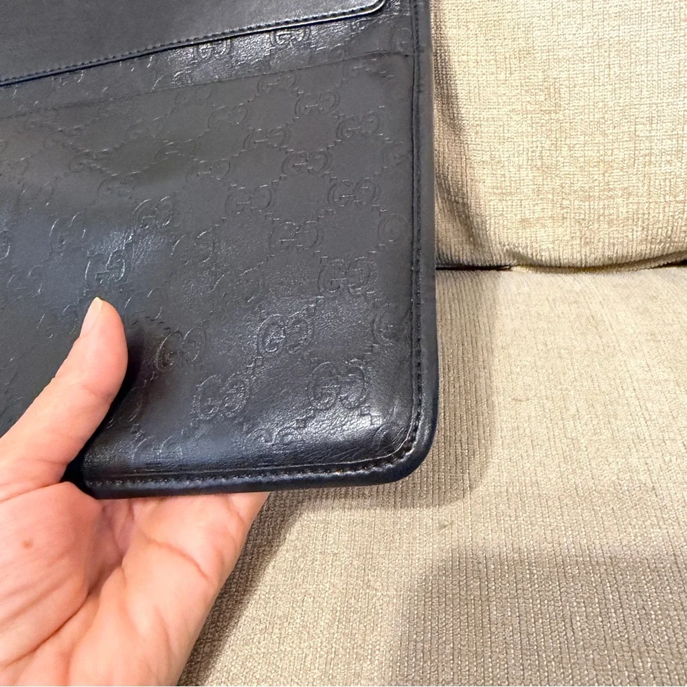 Gucci Black Leather Men's Crossbody Bag